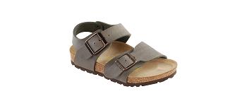 Birkenstock Birkibuc Narrow New York Børn Grå | DK 131SGL